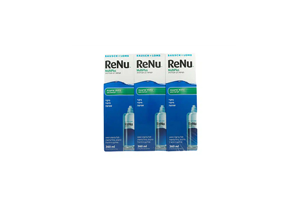 תמיסה - RENU רניו - מארז 3 יחידות